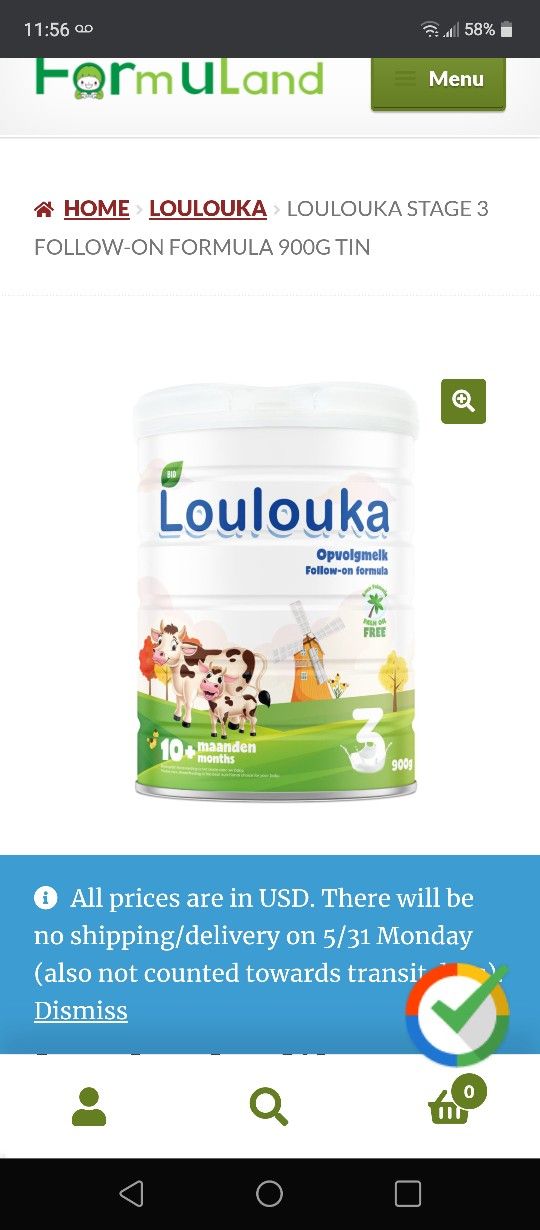 Loulouka Organic Follow Up Formula