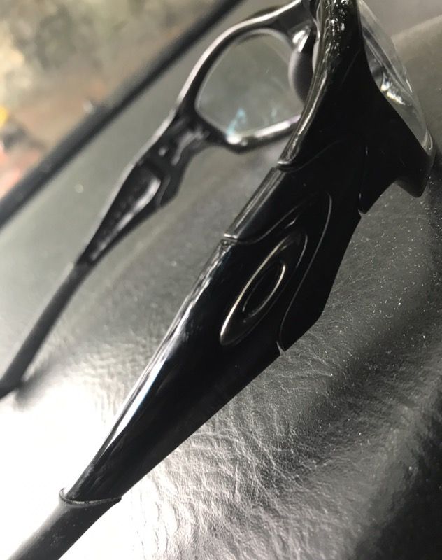 Oakley 04-325 Black fame sunglasses w/ prescription lenses