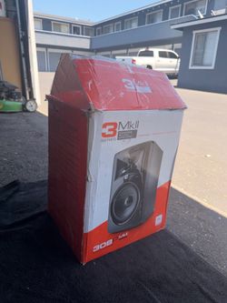 JBL 308P Mk2 8-Inch Studio Speaker + USB-C Phone Cable Available