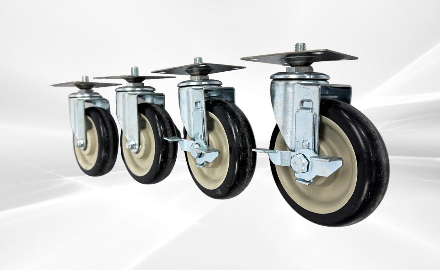 Four 5 inches Wheel for Gas LP Deep Fryer WSW-5