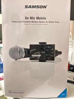 Brand New Samson Go Mic Mobile Wireless System – Professional Audio