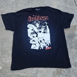 InuYasha Black Men's XL T Shirt 2009 100% Cotton