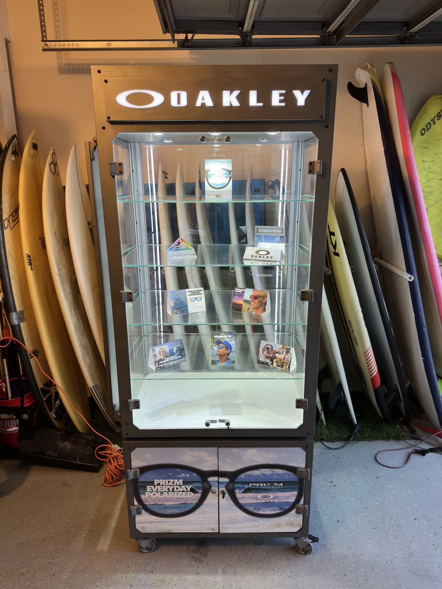 Oakley Double Door Display Case w/ Key