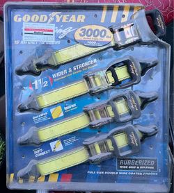 4 good year ratchet straps