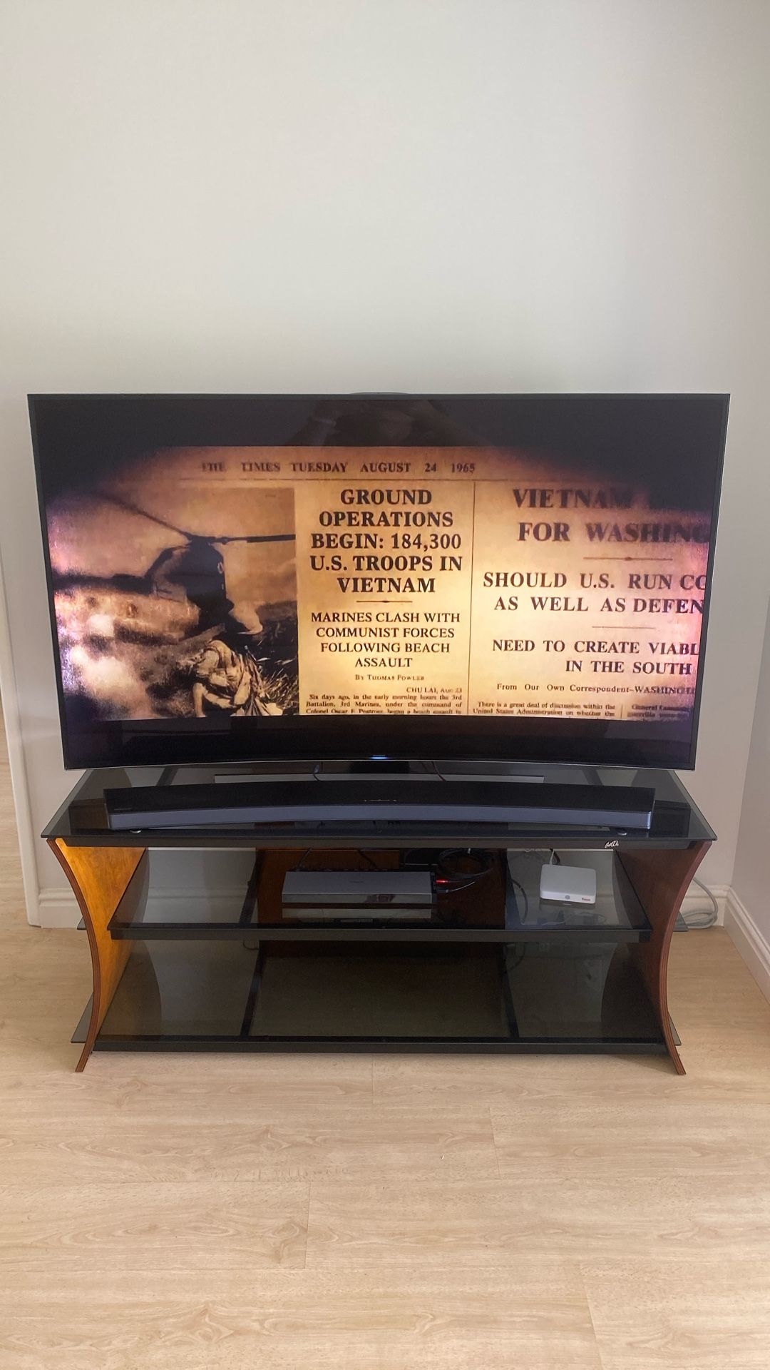 Samsung Curve Sound Bar With Subwoofer