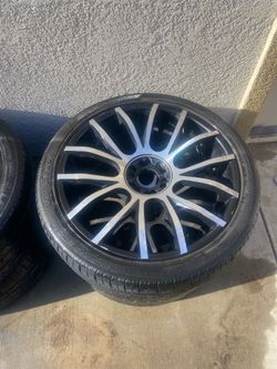 24” rims and tires