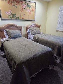 Twin beds