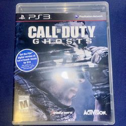PS3 Call Of Duty Ghost