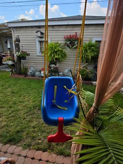 Swing set for kids.
No no no
