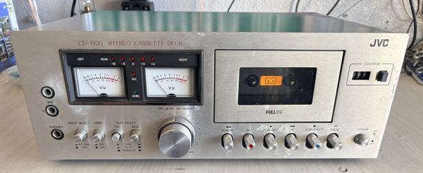 Vintage JVC CD-1920 stereo cassette deck