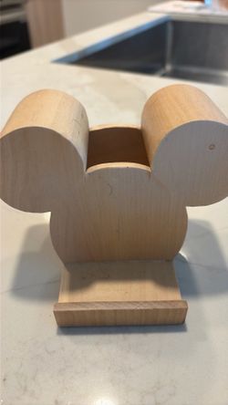 Mickey pen and business card holder