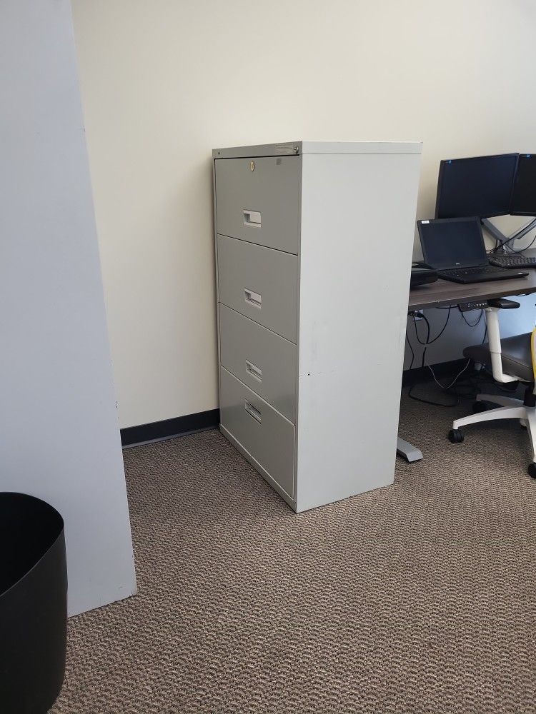 Gray File Cabinet