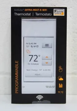schluter ditra-heat-e-rs1 smart thermostat