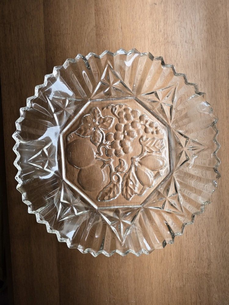 Crystal Glass Fruit Bowl