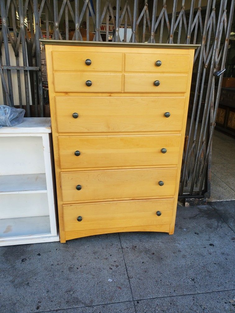 Dresser Tall Boy Chest Deep Drawers Nice