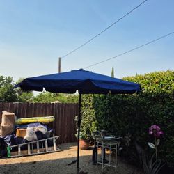 10" FT Market Umbrella Patio Color: Navy Base Not Included 