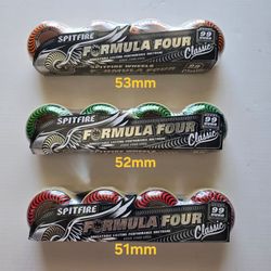 SKATEBOARD SPITFIRE FORMULA FOUR 45 EACH