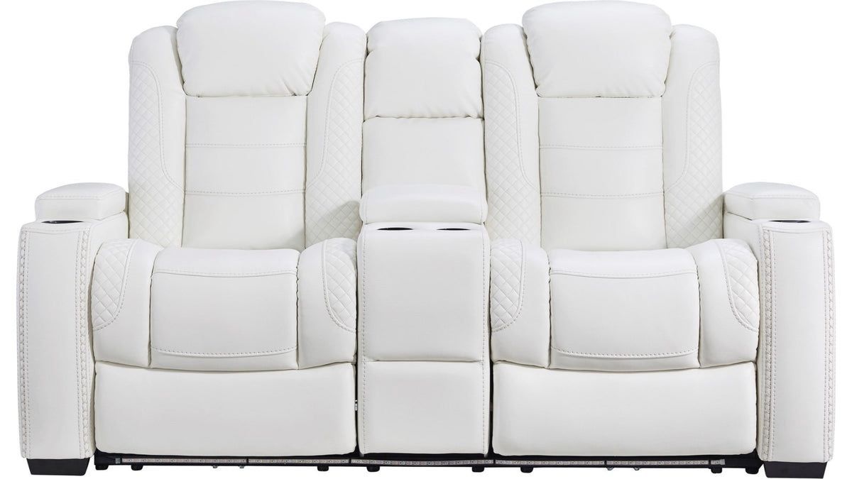 Ashley White Leather Couches