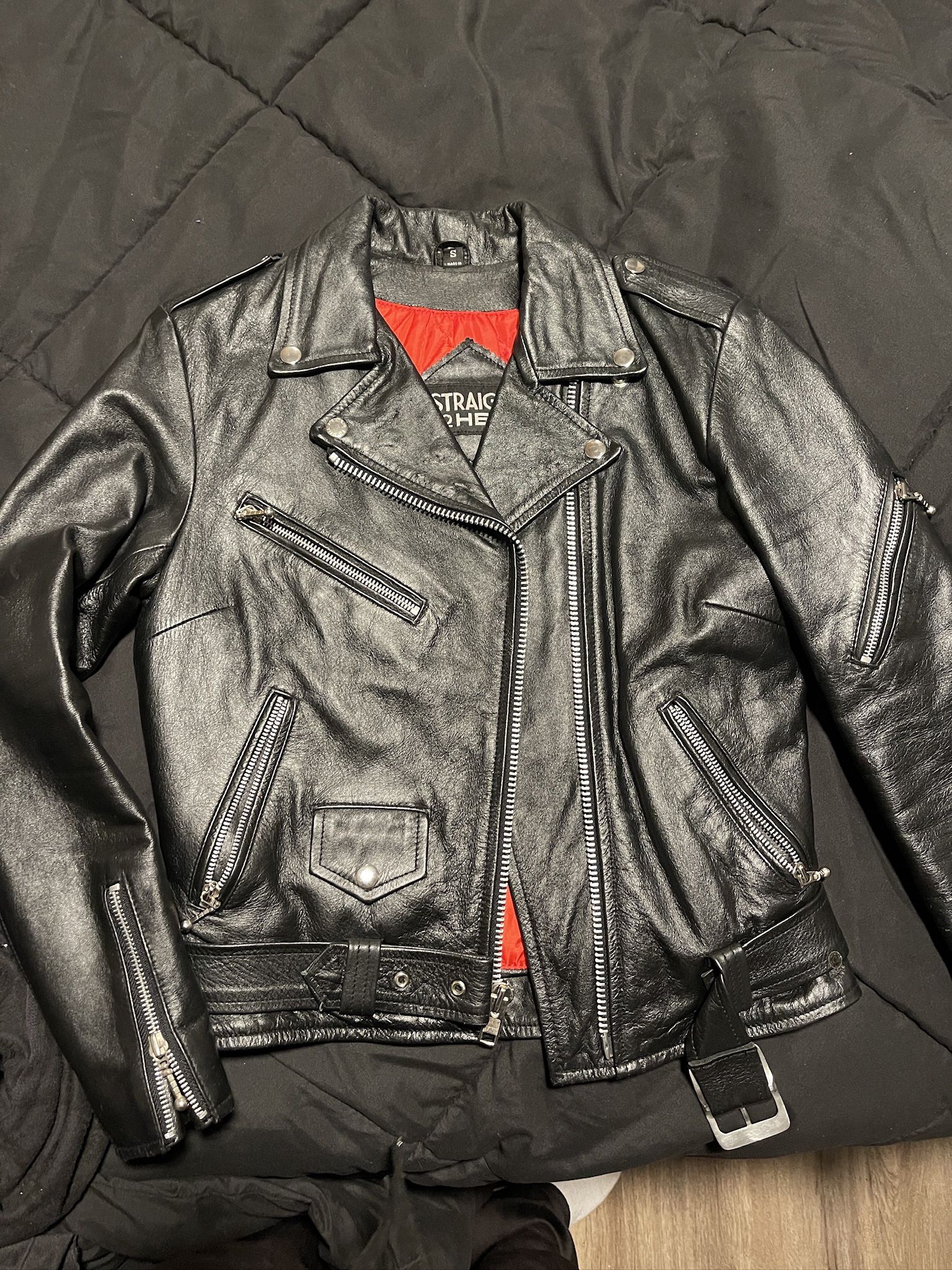 Straight To Hell Leather Jacket Women S 