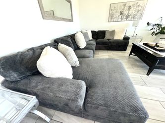 3pc grey Sectional From American Furniture