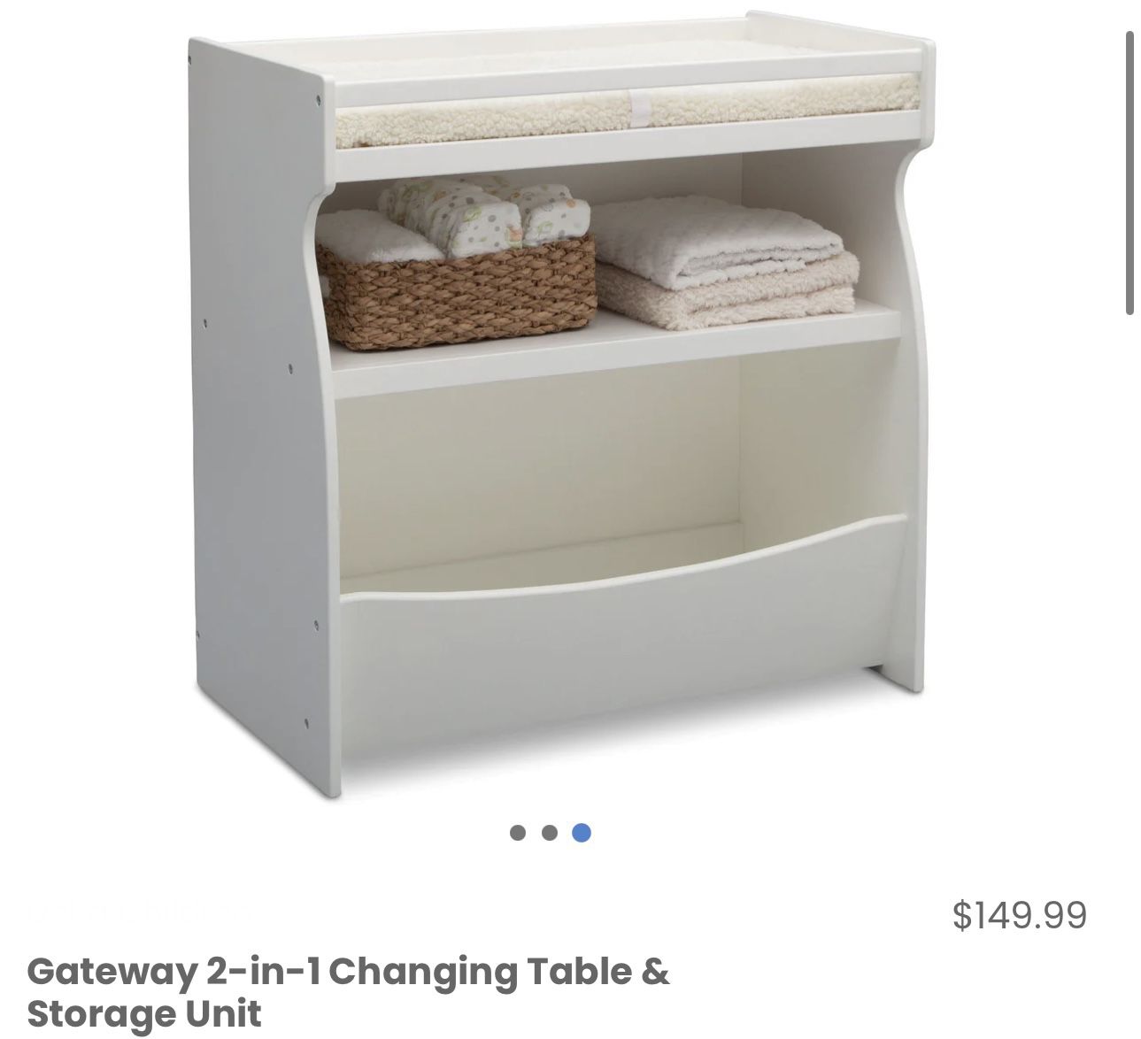 Brand New Baby Changing Table / White Changing Table/ Baby Furniture 