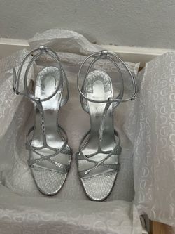 Christian Louboutin Silver Sandal Heels Size 40