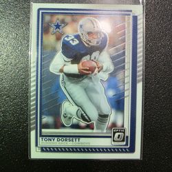 TONY DORSETT COWBOYS OPTIC PANINI NFL SPORTS CARD!