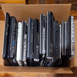 Lot of 12 Laptops Dell, HP, Apple, For Parts/Repair