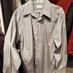 Men's Grey Dress Shirt