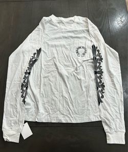 White Chrome Hearts Long Sleeve Shirt L