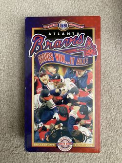 Vintage '1995 Atlanta Braves World Series' Collector's Edition VHS Video Tape