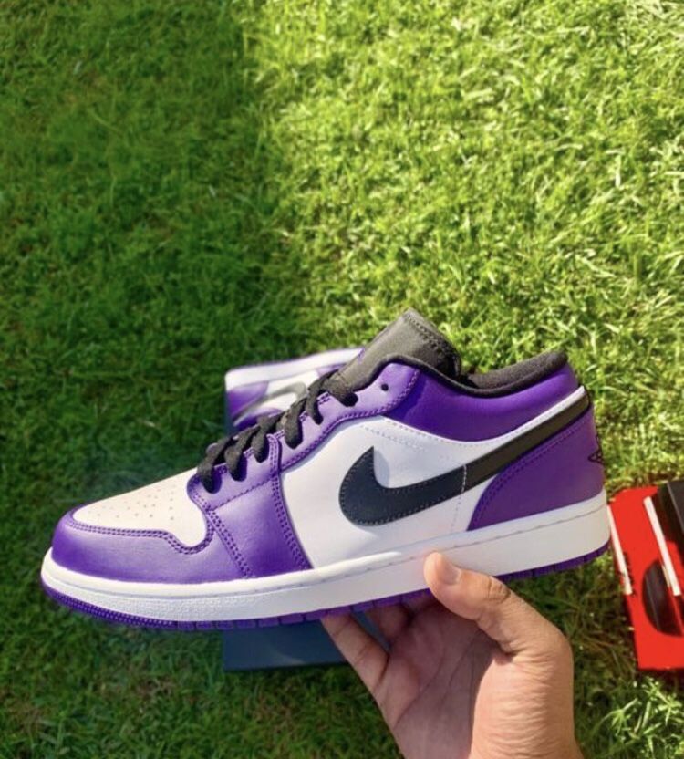 Air Jordan Low Court Purple Size