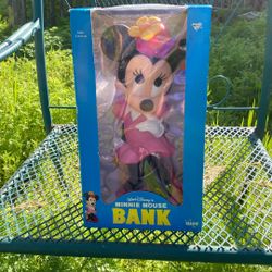 Vintage Minnie Mouse Bank New 