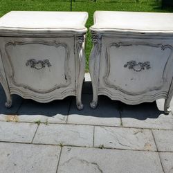 Shabby Chic French Country Nightstands