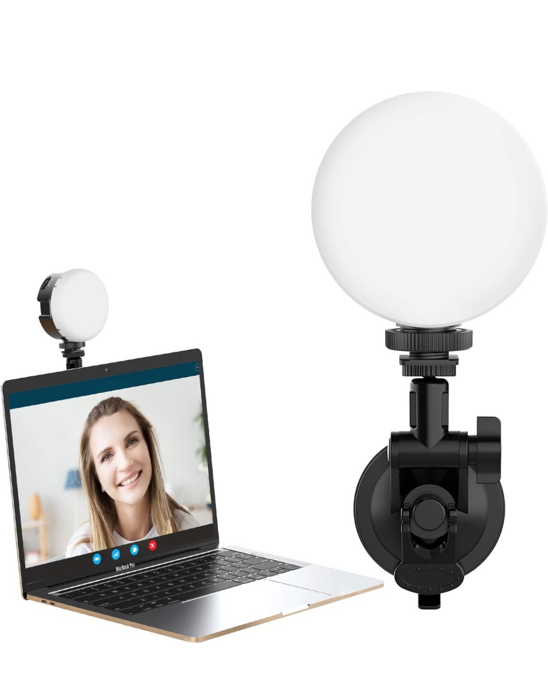 New! Zoom Lighting for Computer, Laptop Light for Video Conferencing, LED Webcam Light for Zoom Meetings, Video Calls, Remote Working, Self Broad