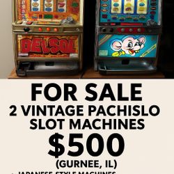 Vintage Pachislo Slot Machines 