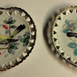 Vintage Handpainted Bird Plates