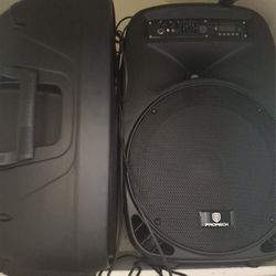 15inch Bluetooth Party Speakers & Stands