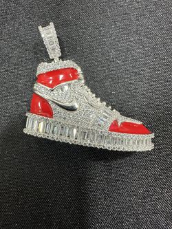 Nike pendant w/ red enamel