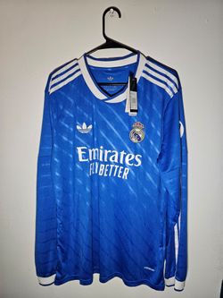 Real Madrid Away Longsleve Jersey