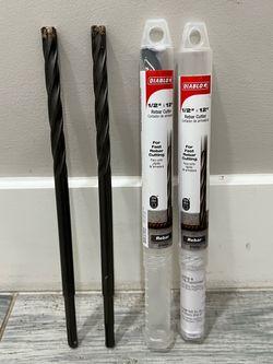 Two new DIABLO1/2 in. x 12 in. SDS-Plus Rebar Cutter$50 for both