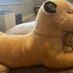 Original Disney Store Sarabi & Simba Plush Stuffed Animals 