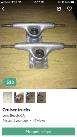 Skateboard trucks
