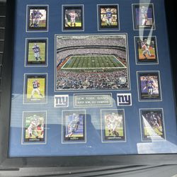 NY Giants Football NFL Super Bowl XLII Manning Card