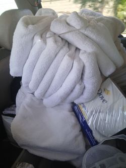 Towels, sheets, comforters
