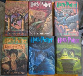 Harry Potter Books 1-6 First Editions