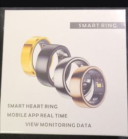 New in Box Size 8 Smart Ring Color Black