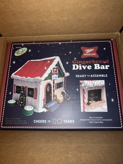 Miller High Life Gingerbread Dive Bar Kit
