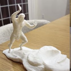 Greek god wine holder