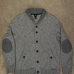 H&M Sweater / Cardigan / Throw over / Button front / Gray / Men’s size L